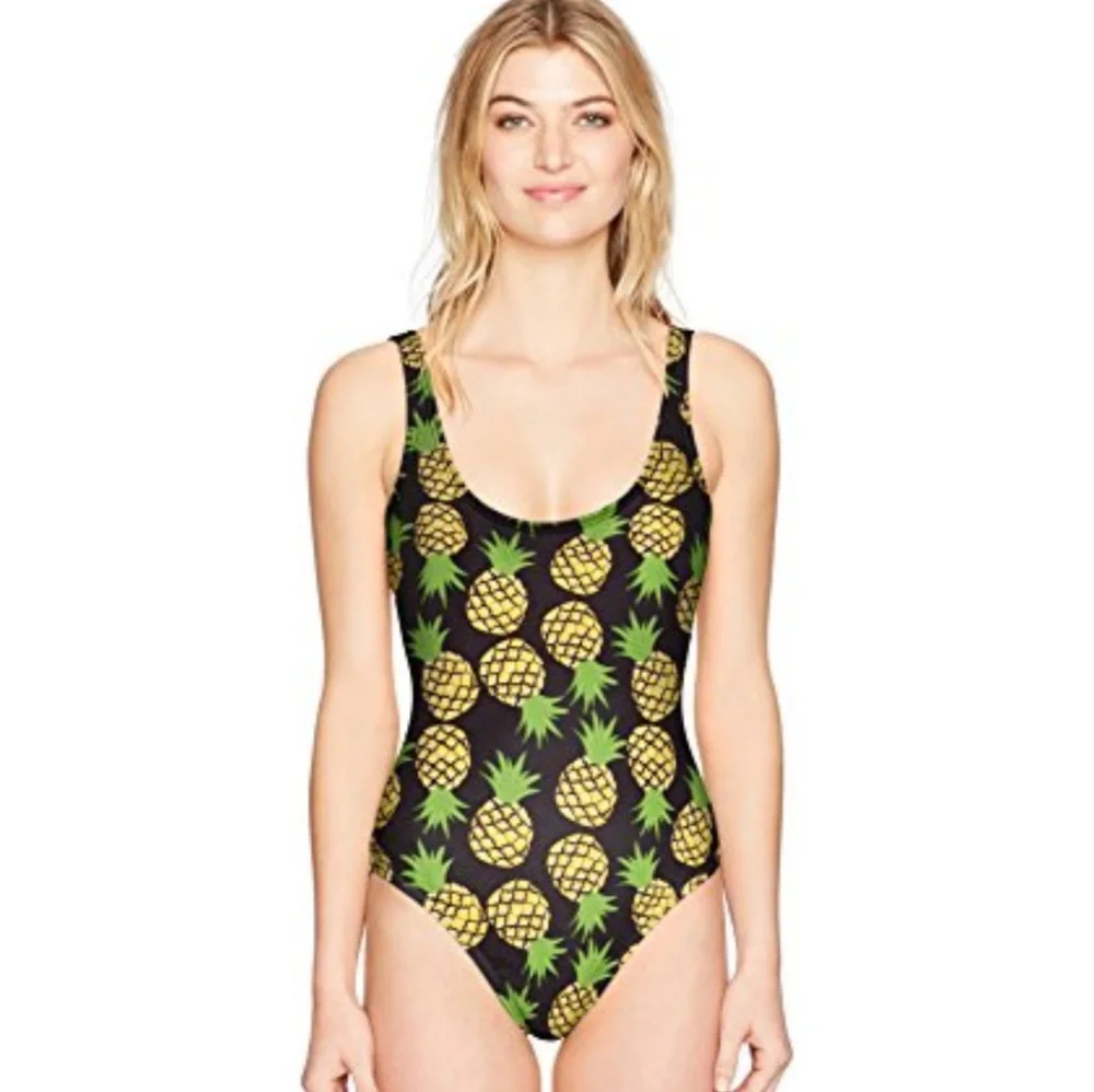 Mrs Parker Pineapple Print Swimsuit - Picture 2 of 8